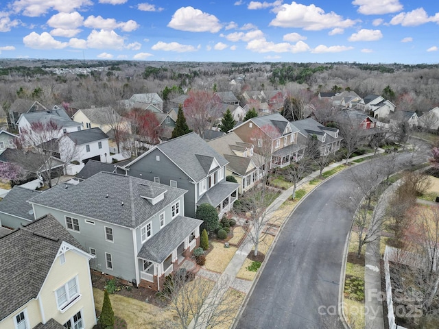 birds eye view of property featuring a residential view