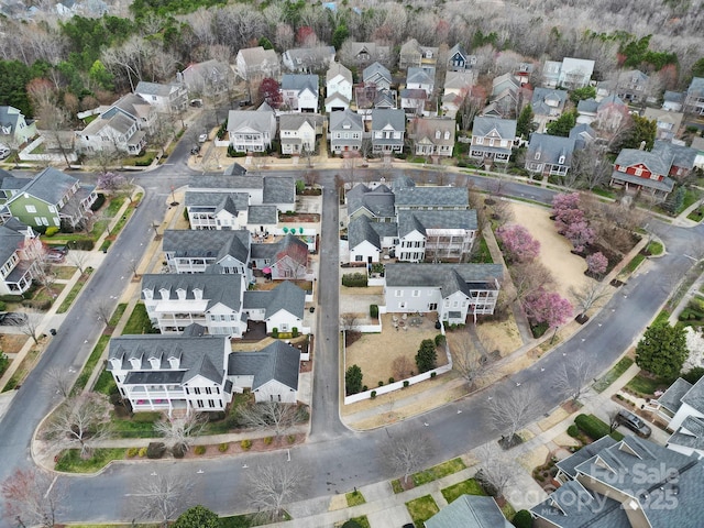 drone / aerial view featuring a residential view