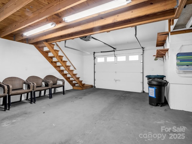 156 Sheepnose Dr, Lake Lure, NC 28746 - garage featuring a garage door opener