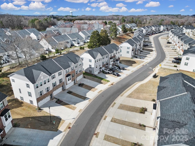 birds eye view of property featuring a residential view