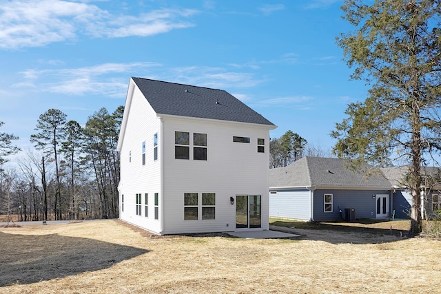 back of house featuring a patio area