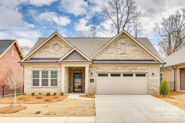 333 Lifestyle Ct, Cramerton, NC 28056 - view of front of house with brick siding, driveway, and roof with shingles