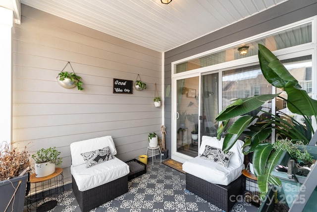 view of patio / terrace with outdoor lounge area
