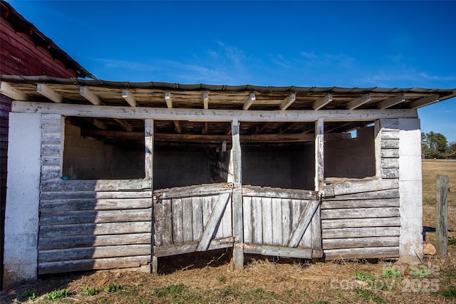 view of stable