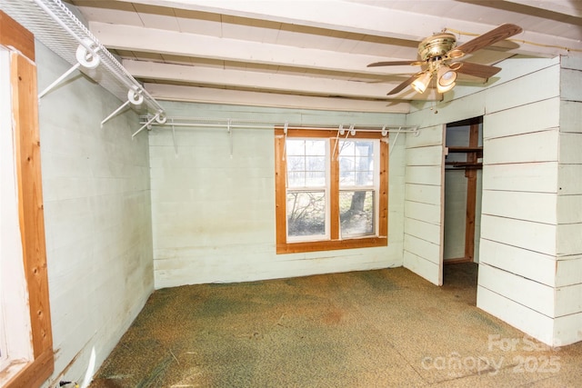 unfurnished bedroom featuring carpet flooring