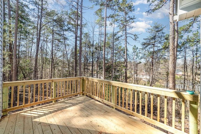 2206 Hillcrest Ave, Albemarle, NC 28001 - view of wooden deck