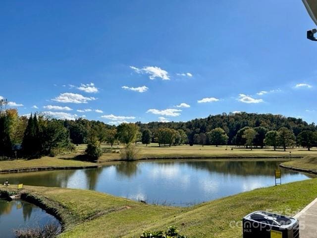 property view of water