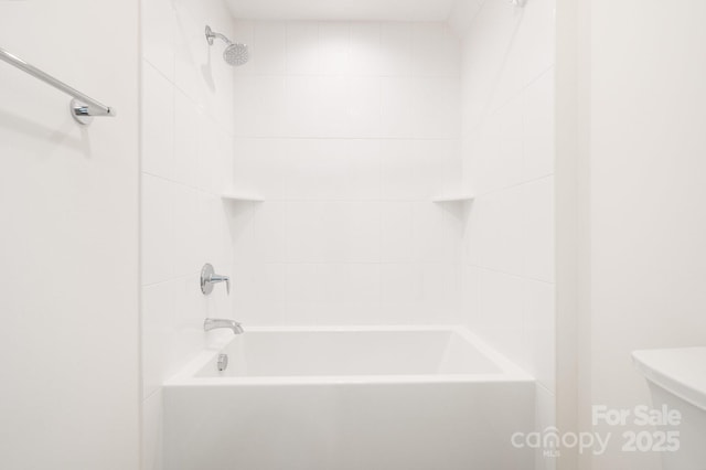 full bathroom with shower / bath combination