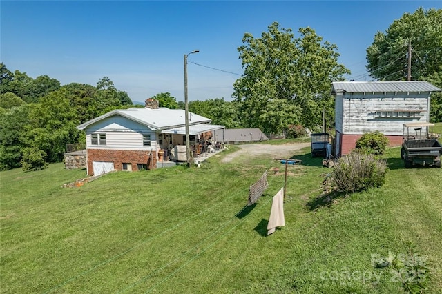 view of yard