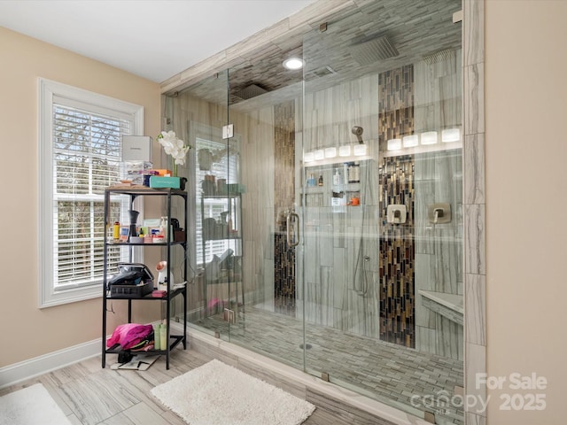 wine room with baseboards