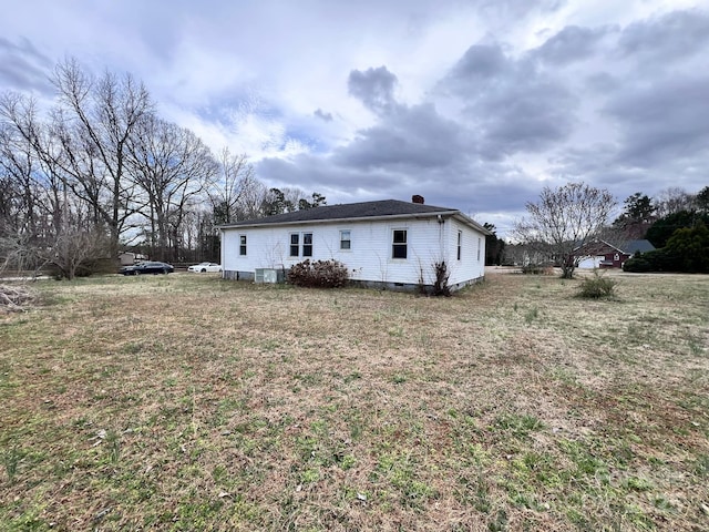 930 Weaver Rd, China Grove, NC 28023 - rear view of house featuring crawl space and a yard