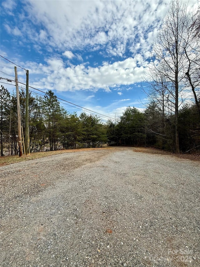 view of road