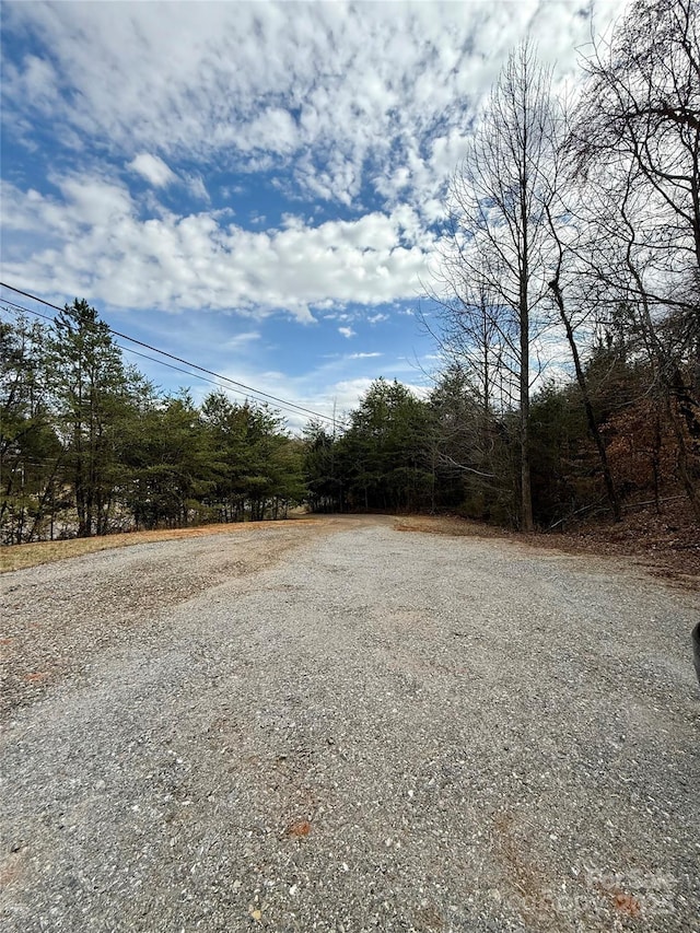 view of road