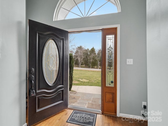 2200 Peninsula Ave, Shelby, NC 28150 - entryway featuring plenty of natural light and wood finished floors