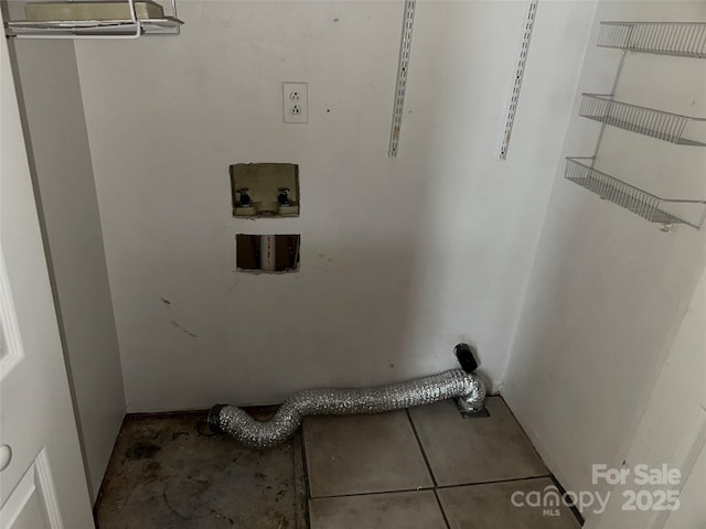 laundry room featuring washer hookup and laundry area