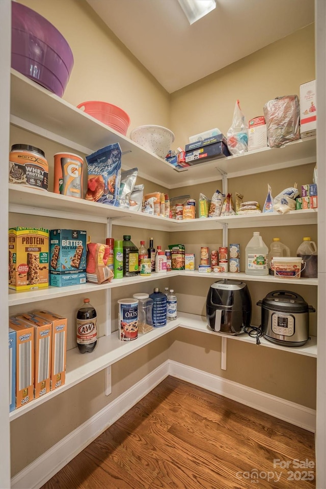 view of pantry