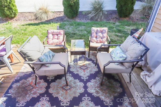 view of patio / terrace with outdoor lounge area