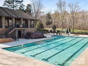 pool featuring a patio