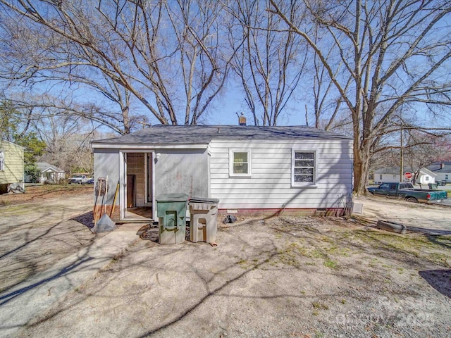 view of rear view of house