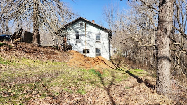 view of home's exterior