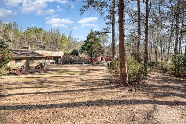 view of street with driveway