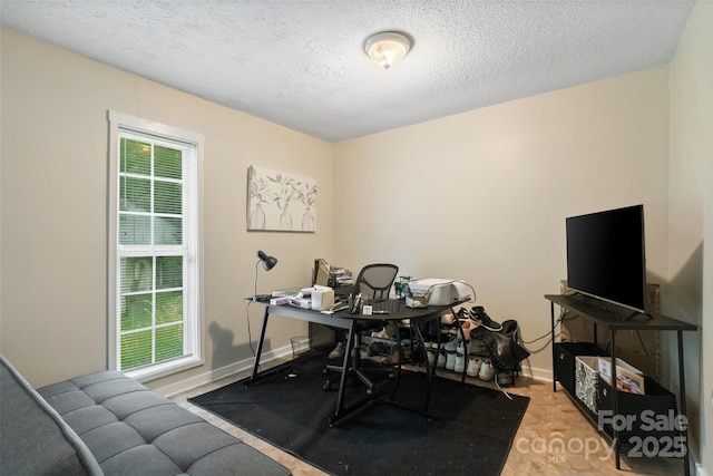 133 Proctor St, Gastonia, NC 28052 - office with baseboards and a textured ceiling