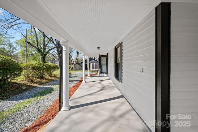 view of patio / terrace featuring a porch