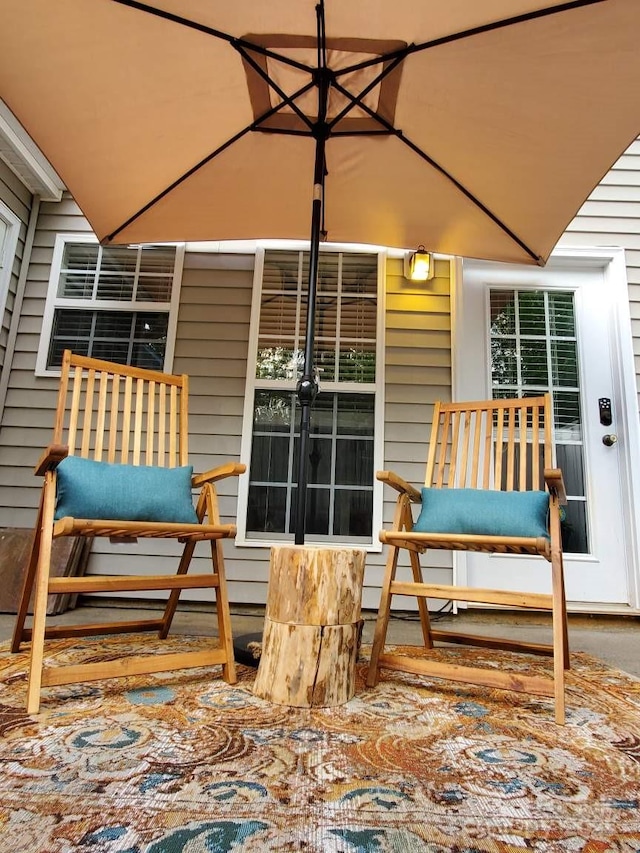 exterior space featuring covered porch