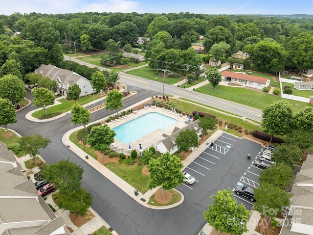 2592 Brackley Pl NW, Concord, NC 28027 - aerial view of a pool area