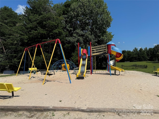 view of communal playground