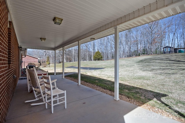 view of patio