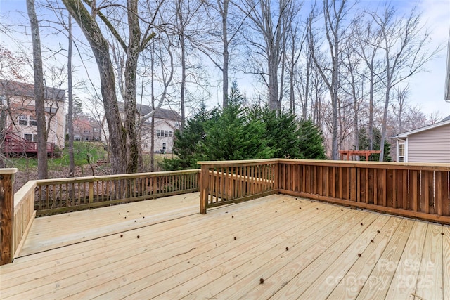 view of deck