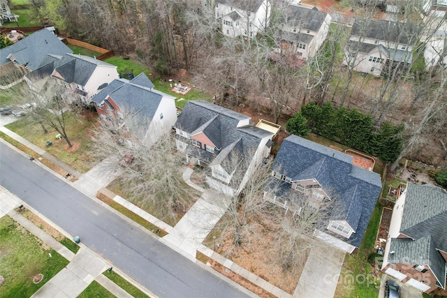 drone / aerial view featuring a residential view