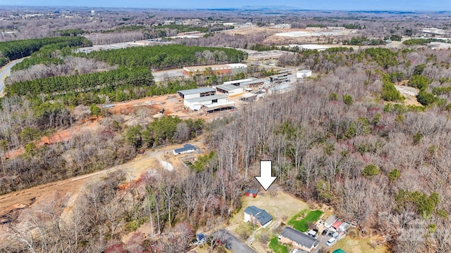 aerial view with a view of trees