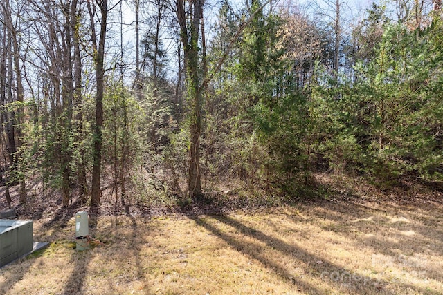 view of nature featuring a wooded view