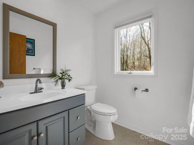 209 Walnut Ridge Rd, Brevard, NC 28712 - half bathroom with toilet and vanity