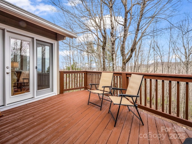 209 Walnut Ridge Rd, Brevard, NC 28712 - view of deck