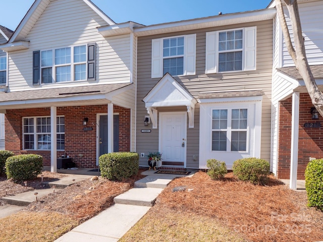 multi unit property with brick siding