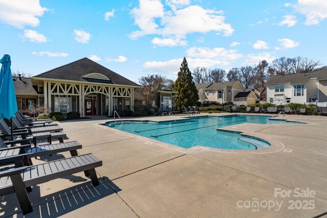 pool featuring a patio