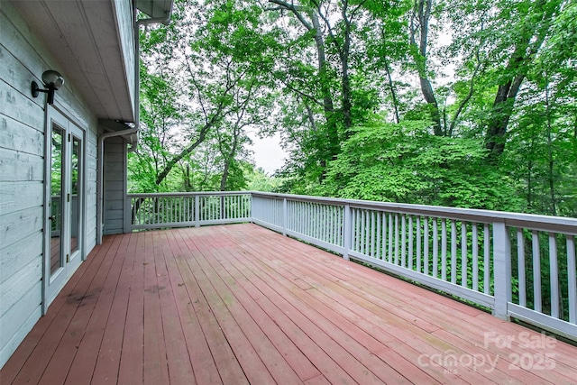 162 Southerland Rd, Pisgah Forest, NC 28768 - view of wooden deck