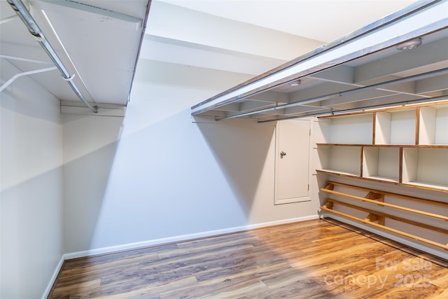 162 Southerland Rd, Pisgah Forest, NC 28768 - basement with wood finished floors and baseboards