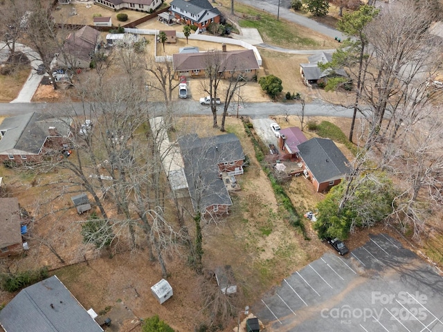 aerial view featuring a residential view