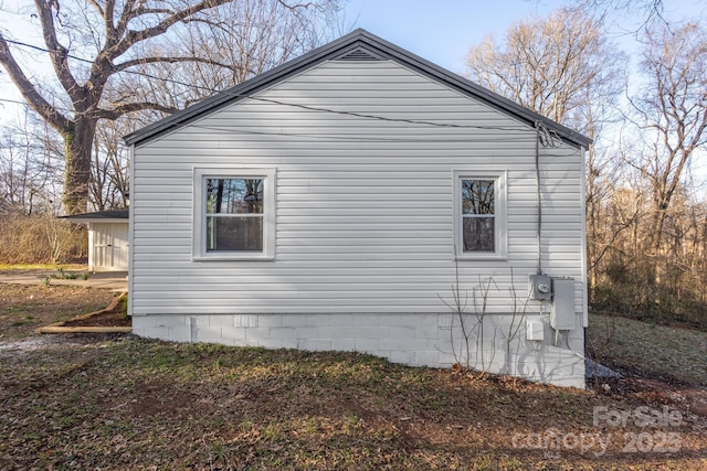 view of property exterior