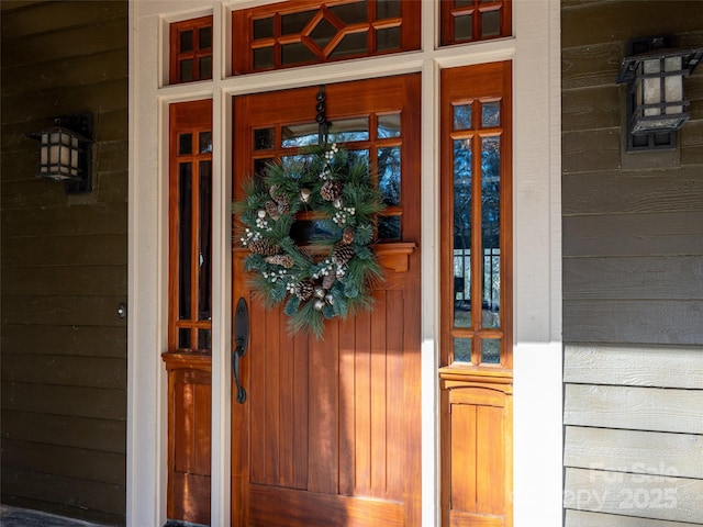 view of entrance to property