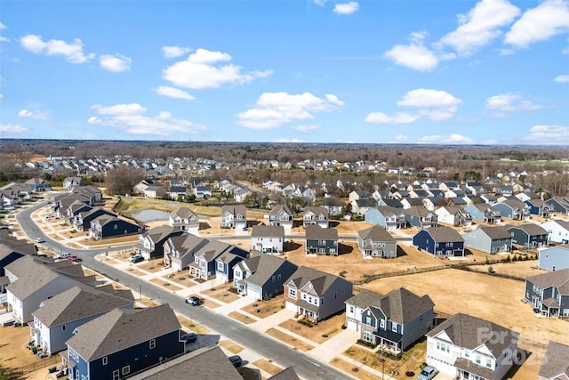 birds eye view of property featuring a residential view