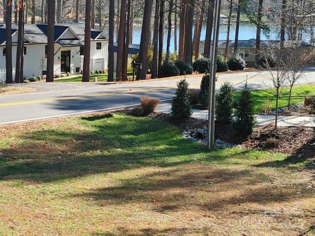 view of street with a residential view