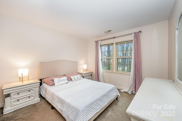 bedroom with carpet flooring