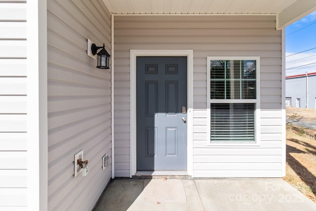 view of property entrance