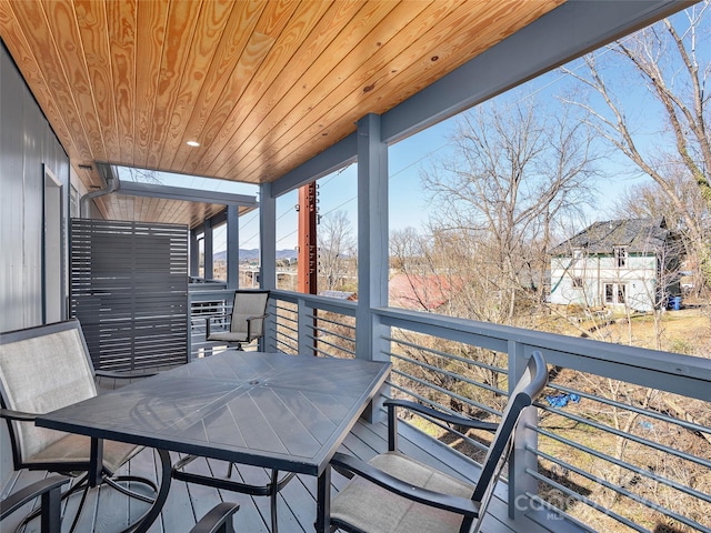 433 W Haywood St, Asheville, NC 28801 - deck with outdoor dining space