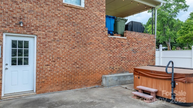 2609 Raintree St, Connelly Springs, NC 28612 - view of patio featuring a hot tub